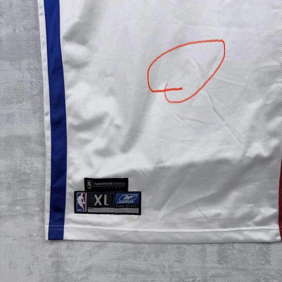 Vintage Reebok NBA Hardwood Classic Mike Bibby #10 Cincinnati Royals Jersey XL - Picture 7 of 9
